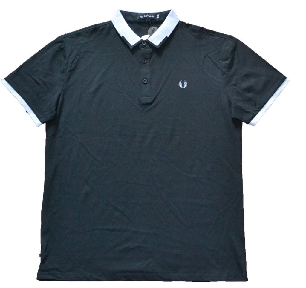 Летняя мужская футболка поло від компанії Чоловічий одяг великих розмірів Velikan - фото 1