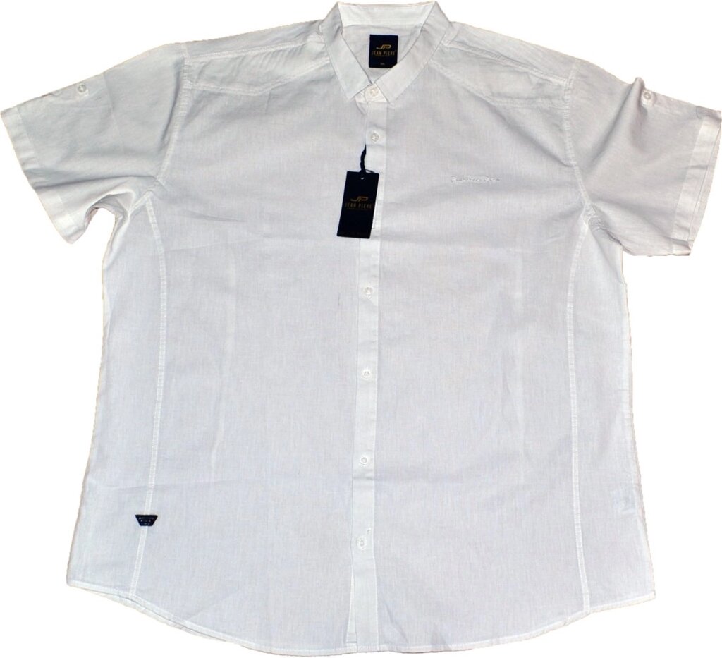 Сорочка jean piere льон, батал 3XL, 4XL, 5XL від компанії Чоловічий одяг великих розмірів Velikan - фото 1