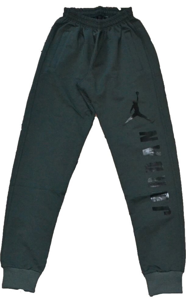 Спортивні штани, хакі від компанії Чоловічий одяг великих розмірів Velikan - фото 1