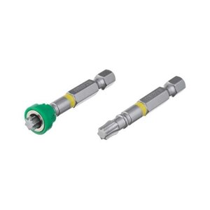 Комплект викруткових насадок Torx з обмежувачем T30 1/4"50 мм, S2, пак. 2 шт., STORM INTERTOOL VT-0232