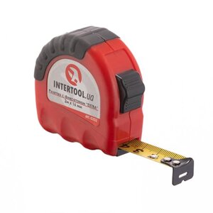 Рулетка з фіксатором 2 м "EXTRA" intertool MT-0202