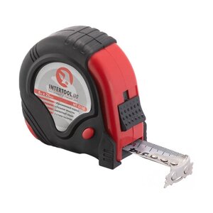 Рулетка з металевим полотном 8 м INTERTOOL MT-0108