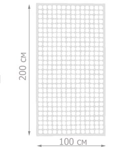 Торгова сітка стенд у рамці 100/200 см проф 20х20 мм (від виробника гуртом і в роздріб)