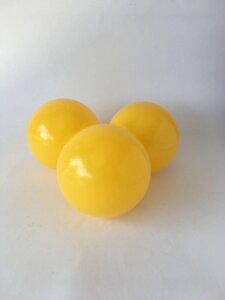 М'ячики кульки шарики для сухого басейну жовті