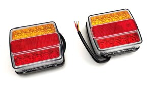 Водонепроникні задні стопи світлодіодні LED ліхтарі на причіп лафет човен катер 12V код товару 11099