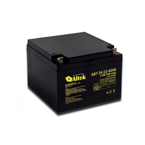 Акумулятор ALTEK ABT-24-12-AGM від компанії "Вентиляційні системи" Інтернет-магазин - фото 1