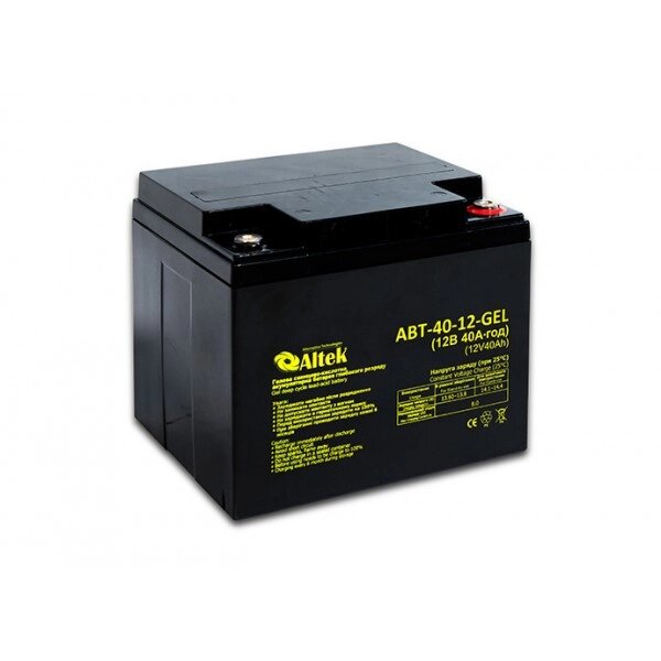 Акумулятор ALTEK ABT-40-12-GEL від компанії "Вентиляційні системи" Інтернет-магазин - фото 1
