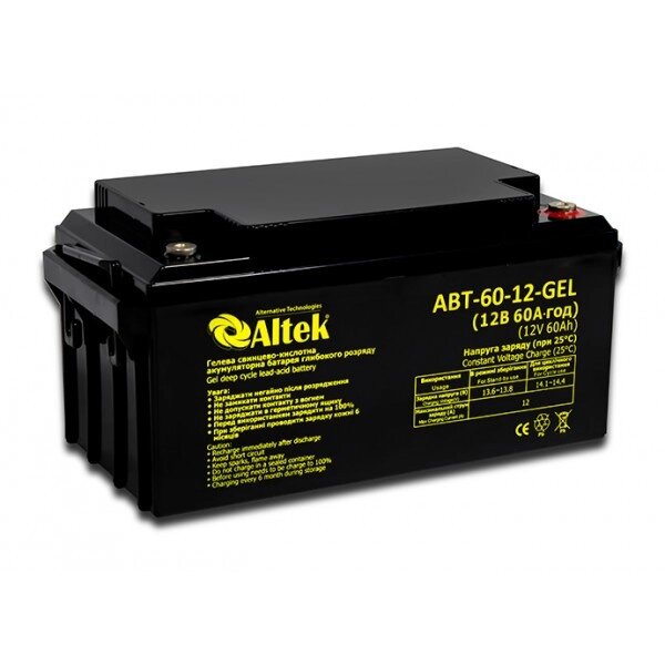 Акумулятор ALTEK ABT-60-12-GEL від компанії "Вентиляційні системи" Інтернет-магазин - фото 1
