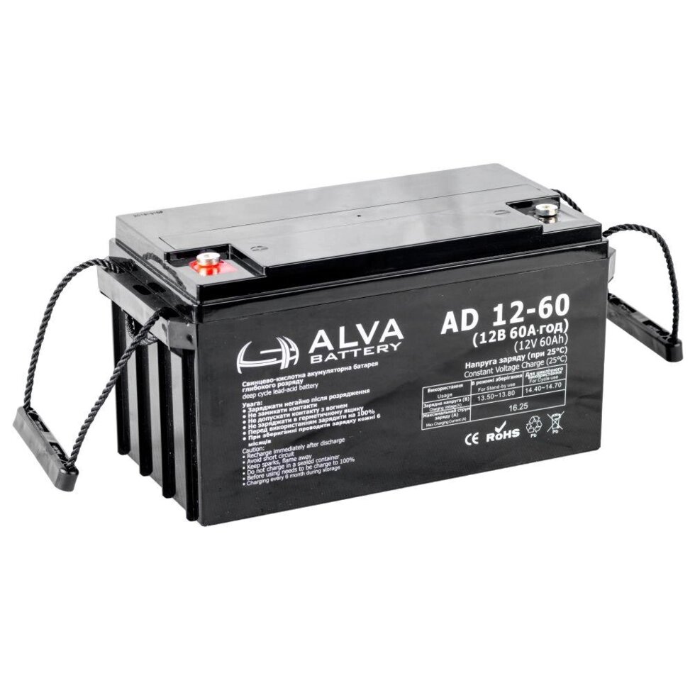 Акумулятор ALTEK AD12-60 від компанії "Вентиляційні системи" Інтернет-магазин - фото 1