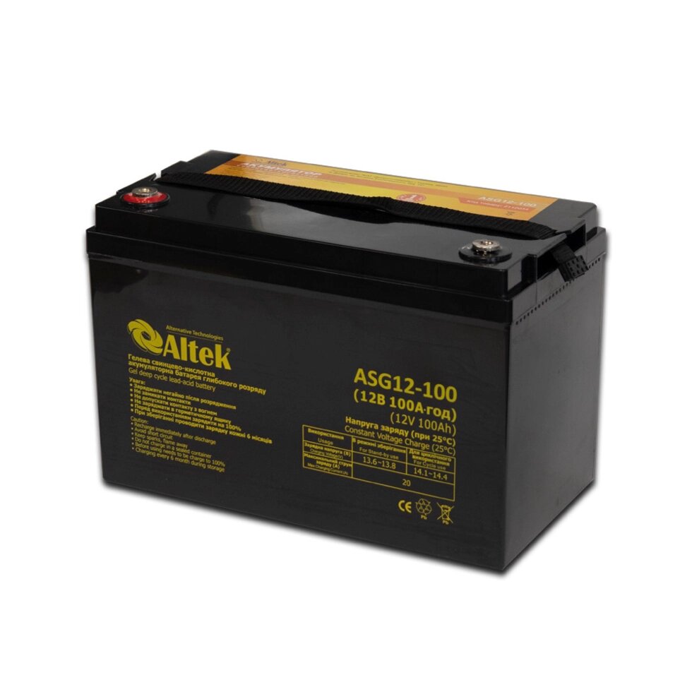 Акумулятор ALTEK ASG12-100 GEL від компанії "Вентиляційні системи" Інтернет-магазин - фото 1