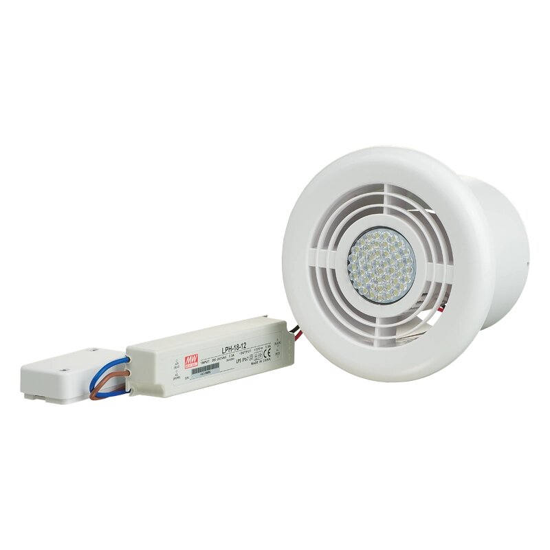 Дифузор вентиляційний Вентс ФЛ-Т 100 з LED підсвічуванням від компанії "Вентиляційні системи" Інтернет-магазин - фото 1