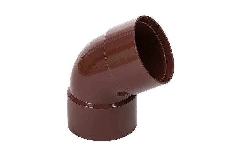 Коліно дворострубне Profil 100 коричневе від компанії "Вентиляційні системи" Інтернет-магазин - фото 1