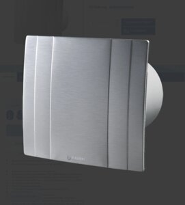 Вентилятор осьовий Blauberg Quatro Hi-Tech 100 S, мікровимикач, витяжной, 14 Вт, об'єм 88м3/год, 220В, гарантія 5 років