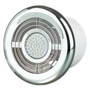 Дифузор вентиляційний Вентс ФЛ-Т 100 з LED підсвіткою, колір хром