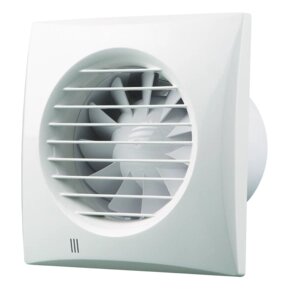 Вентилятор осьовий Вентс 100 Квайт-майлд, витяжною, потужність 7,5 Вт, об&#039;єм 97м3/год, 220В, гарантія 5 років - особливості