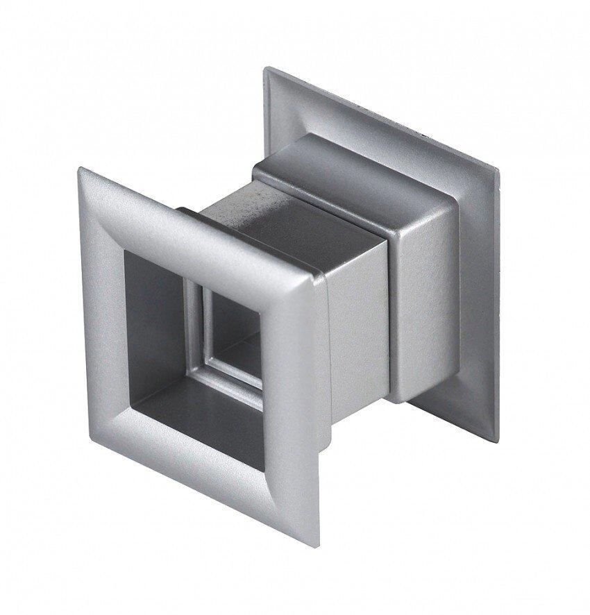 Решітка вентиляційна для дверей AWENTA TD14 сатин колір срібло від компанії "Вентиляційні системи" Інтернет-магазин - фото 1