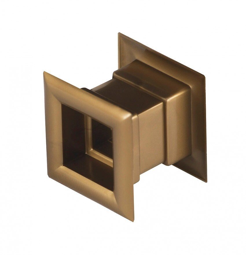 Решітка вентиляційна для дверей AWENTA TD14 сатин колір золото від компанії "Вентиляційні системи" Інтернет-магазин - фото 1