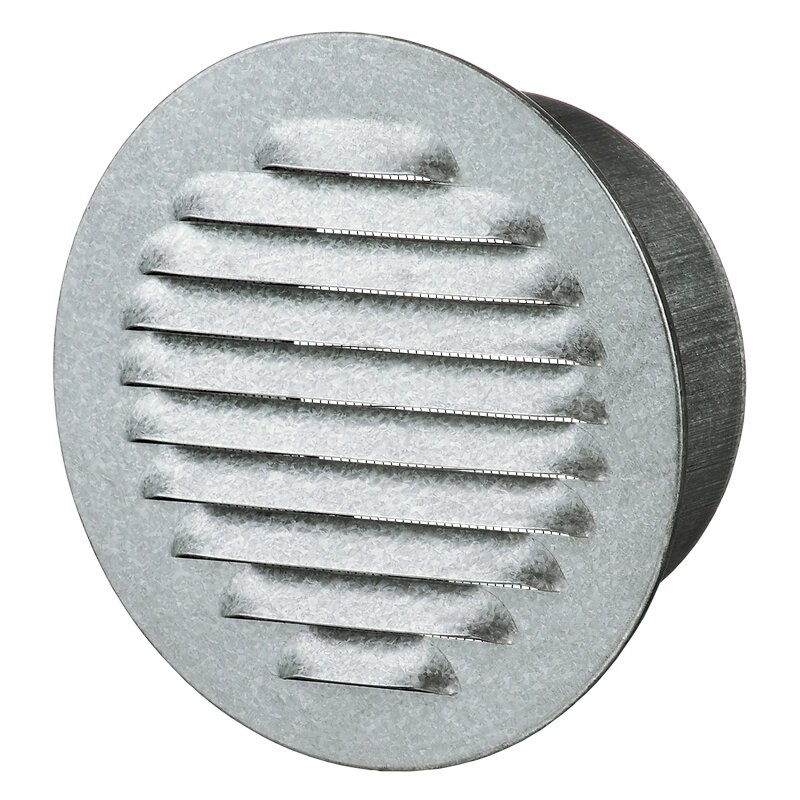 Решітка вентиляційна МВМО 100 бВс Ц металева кругла від компанії "Вентиляційні системи" Інтернет-магазин - фото 1