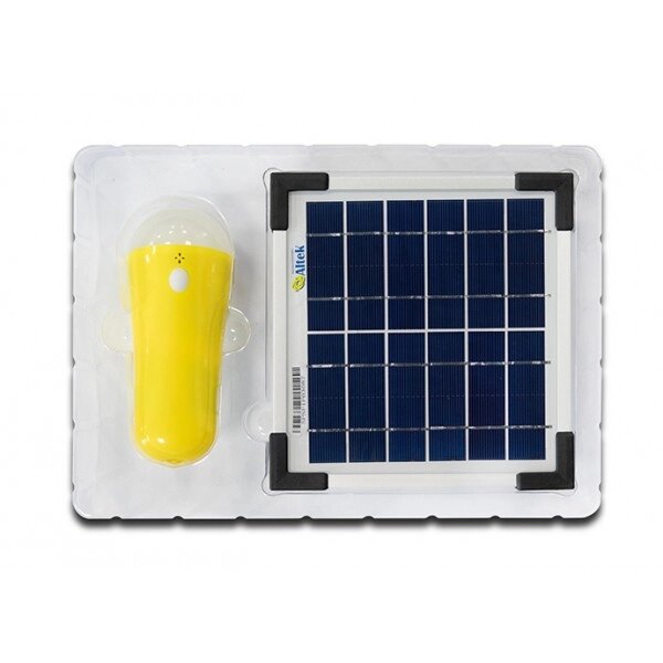 Сонячний зарядний пристрій з вбудованим акумулятори ALTEK ALT-SHL-3W від компанії "Вентиляційні системи" Інтернет-магазин - фото 1