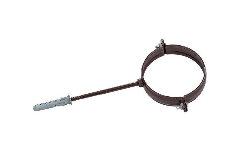 Тримач трубі Profil метал. L100 130 коричневий від компанії "Вентиляційні системи" Інтернет-магазин - фото 1