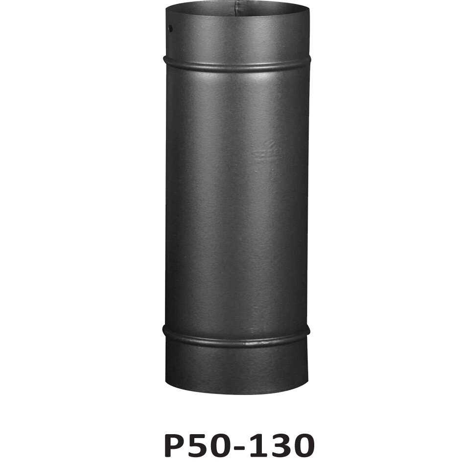Труба димохідна P50-130 Duval чорна від компанії "Вентиляційні системи" Інтернет-магазин - фото 1