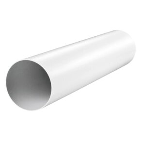 Вентиляційна труба 1015 кругла D=100мм пластик довжина 1,5 м
