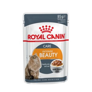 Вологий корм для котів Royal Canin Intense Beauty Care Sauce 85 г Акція