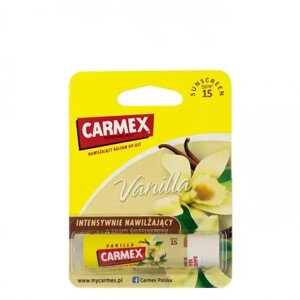 Carmex Бальзам для губ, СТІК, зі смаком ванілі, 4.25 г