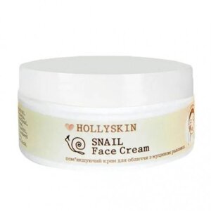 Hollyskin, Пом'якшуючий крем для обличчя з муцином равлика "Snail Face Cream", 50 мл
