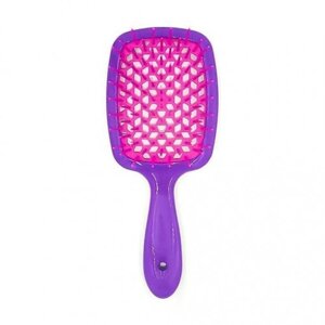 Janeke, Superbrush with soft moulded tips, Щітка для волосся (рожево-фіолетова)