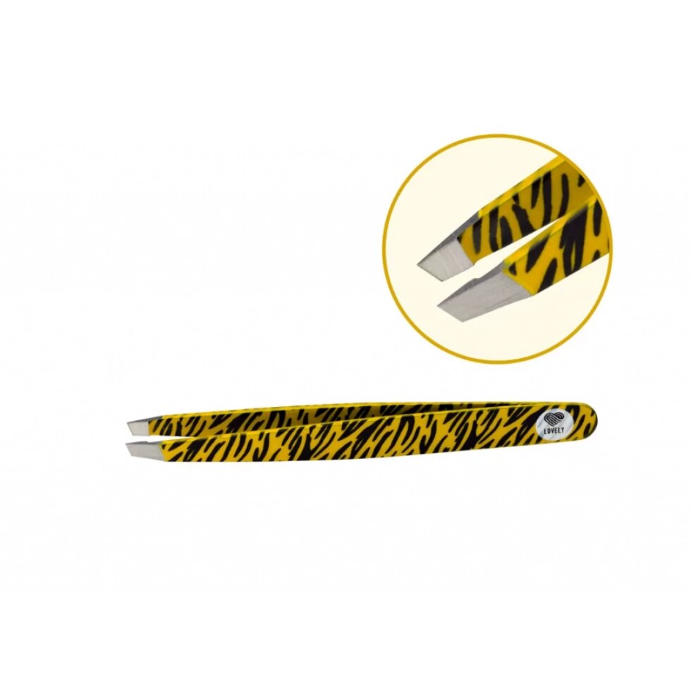 Lovely Пинцет для бровей цветной серии  Safari (Leopard) ##от компании## Divalen market - ##фото## 1