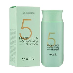 Masil 5 probiotics scalp scaling shampoo, Шампунь для глибокого очищення шкіри голови, 150 мл