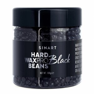 Sinart Воск для удаления волос "Hard wax pro beans black" (баночка), 100 г в Киеве от компании Divalen market