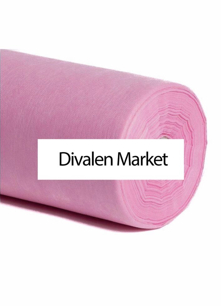 Одноразові простирадла рожеві 0.6*100 м, спанбонд - Divalen market