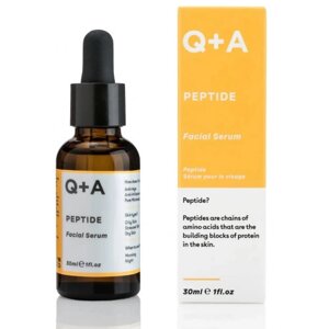 Q+A, Peptide Facial Serum, Сироватка з пептидами для обличчя, 30 мл