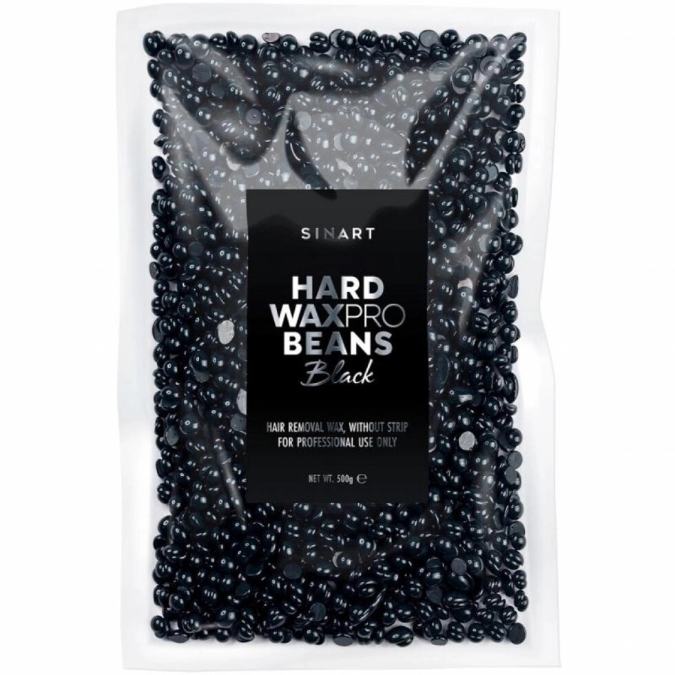 Sinart Воск для удаления волос "Hard wax pro beans black" (черный), 500 г ##от компании## Divalen market - ##фото## 1