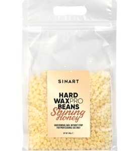 Sinart Віск для видалення волосся "Hard wax pro beans Shining Honey", 500 г