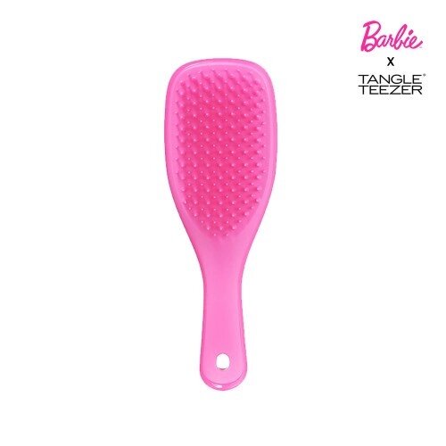 Tangle Teezer&Barbie, Щітка для волосся "The wet detangler Mini dopamine pink"яскраво-рожева) Маленька