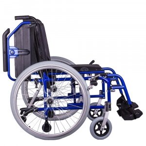 Алюмінієва складана інвалідна коляска OSD-L3-45 см 50 см від компанії Medzenet - фото 1