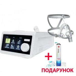 Апарат неінвазивної вентиляції OXYDOC CPAP/BіPAP/ST/AVAPS з маскою і зволожувачем (Туреччина)