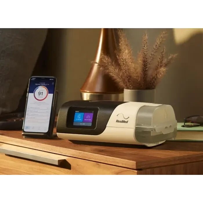 Авто CPAP апарат ResMed AirSense 11 зі зволожувачем від компанії Medzenet - фото 1