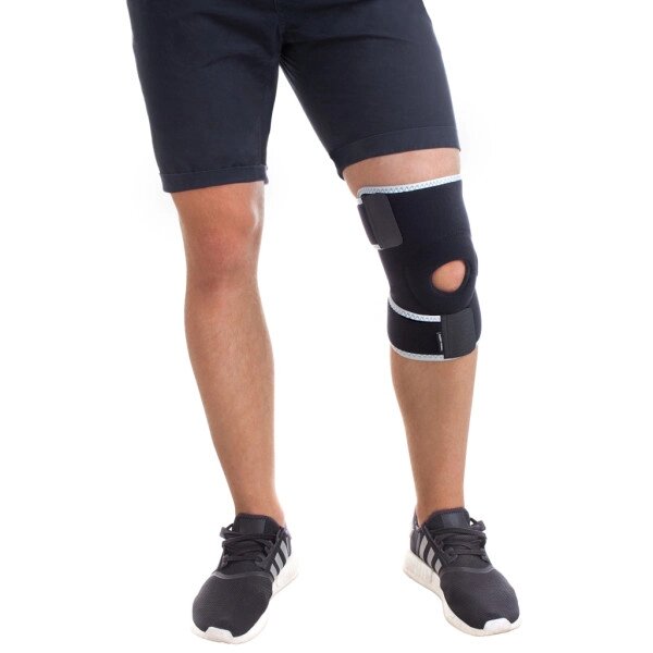 Бандаж на коліно роз'ємний неопреновий, тип 515 від компанії Medzenet - фото 1