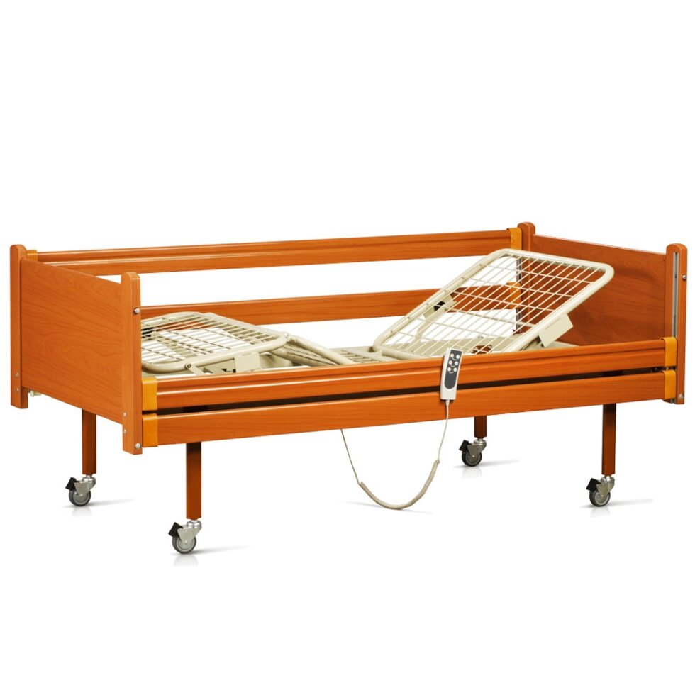 Дерев'яне ліжко функціональне з електроприводом OSD-91Е від компанії Medzenet - фото 1