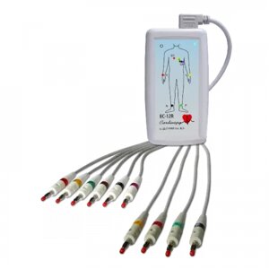 Електрокардіограф EC-12R, 12-канальний кардіограф, портативний медичний апарат ЕКГ