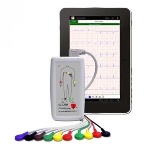 Електрокардіограф EC-12RM, 12-канальний портативний медичний апарат ЕКГ