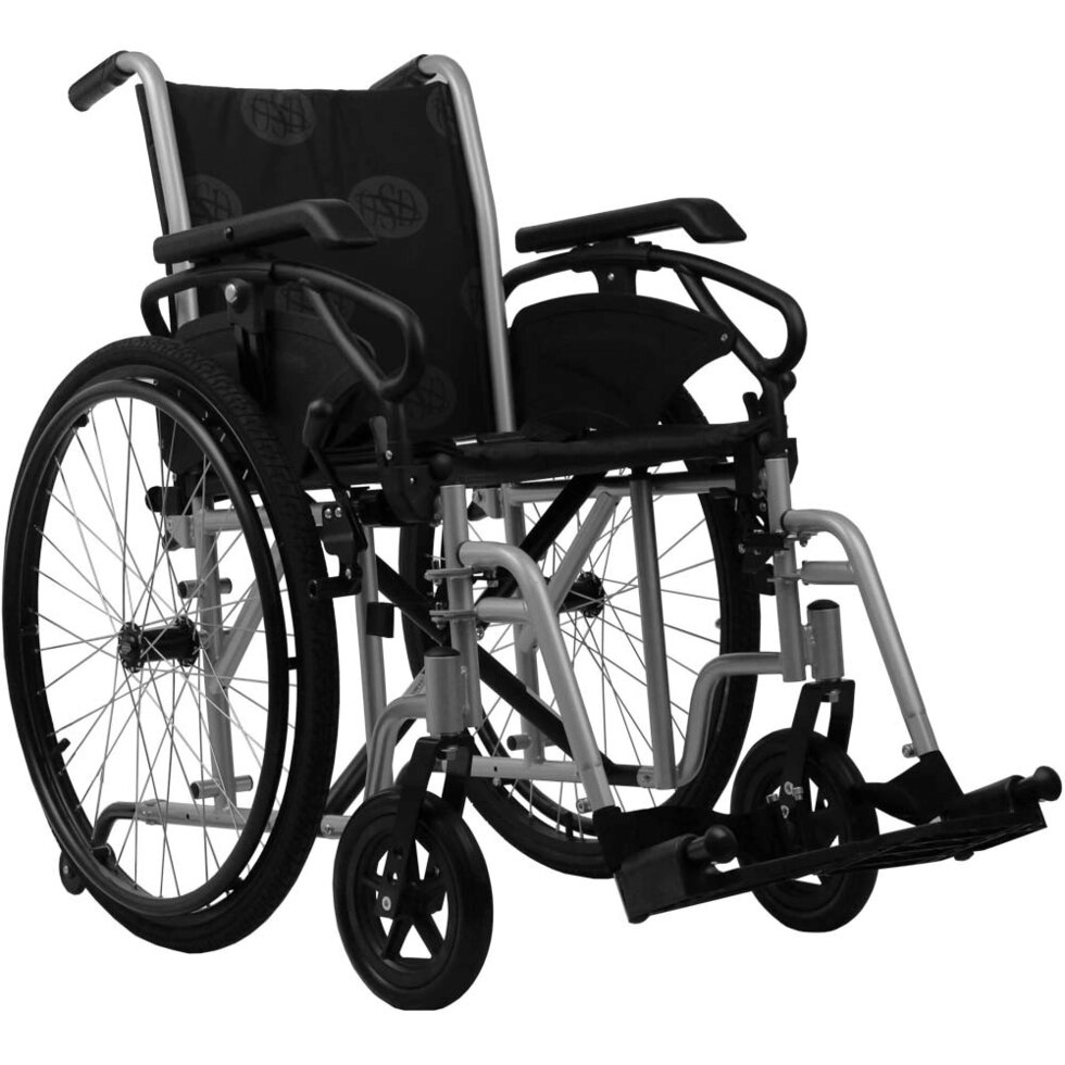 Інвалідна коляска OSD-STC4-Milenium IV хром від компанії Medzenet - фото 1