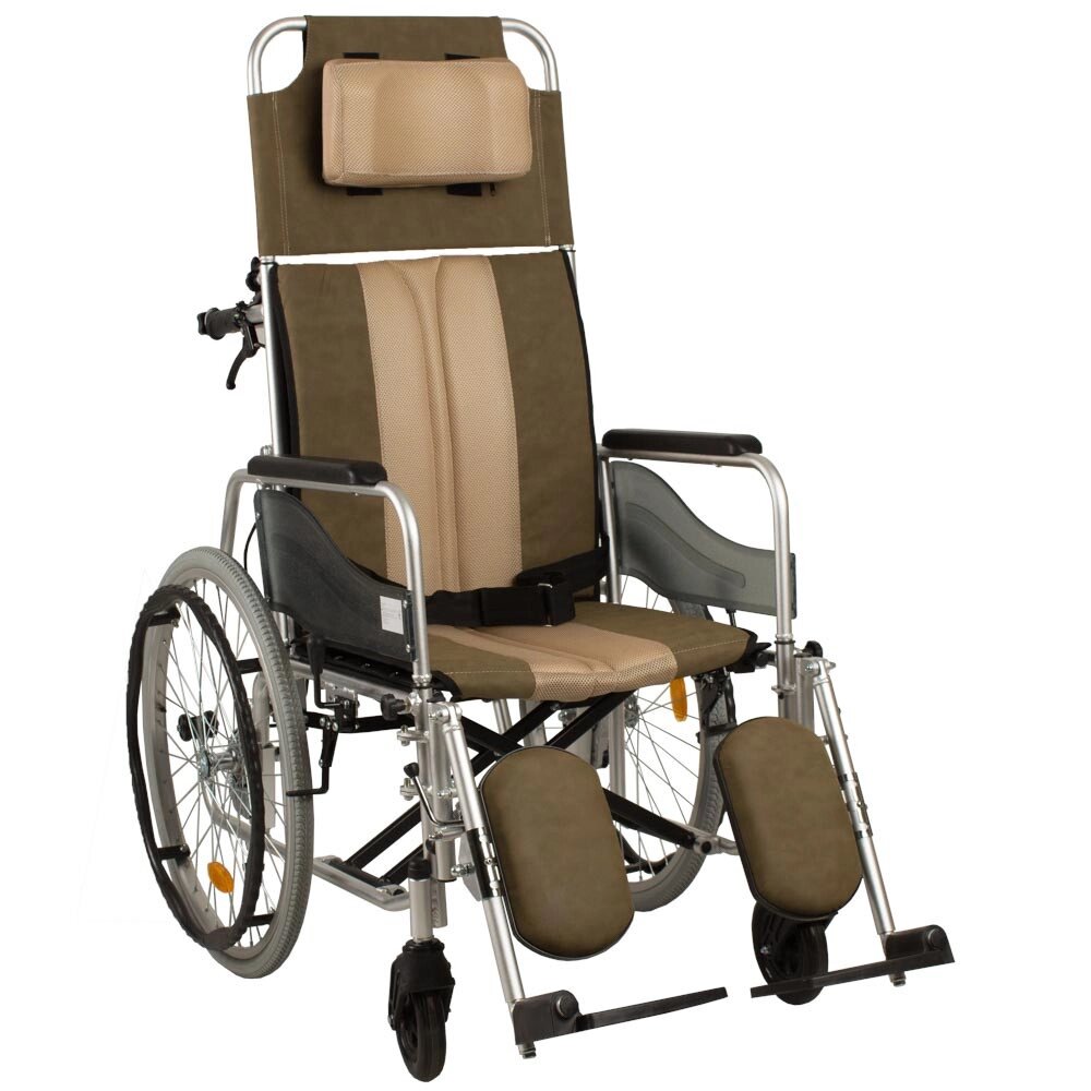 Інвалідна коляска з високою спинкою OSD-MOD-1-45 від компанії Medzenet - фото 1