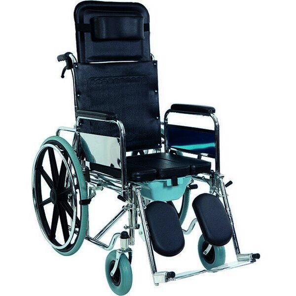 Коляска інвалідна багатофункціональна із санітарним обладнанням G124 Heaco від компанії Medzenet - фото 1