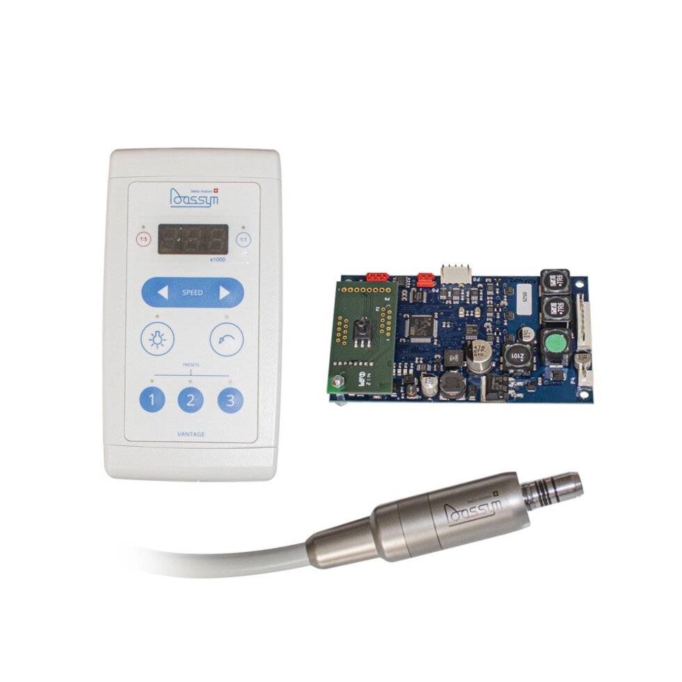 Комплект для монтажу в стоматологічну установку з мікродвигуном Dassym MO-93-LFA від компанії Medzenet - фото 1