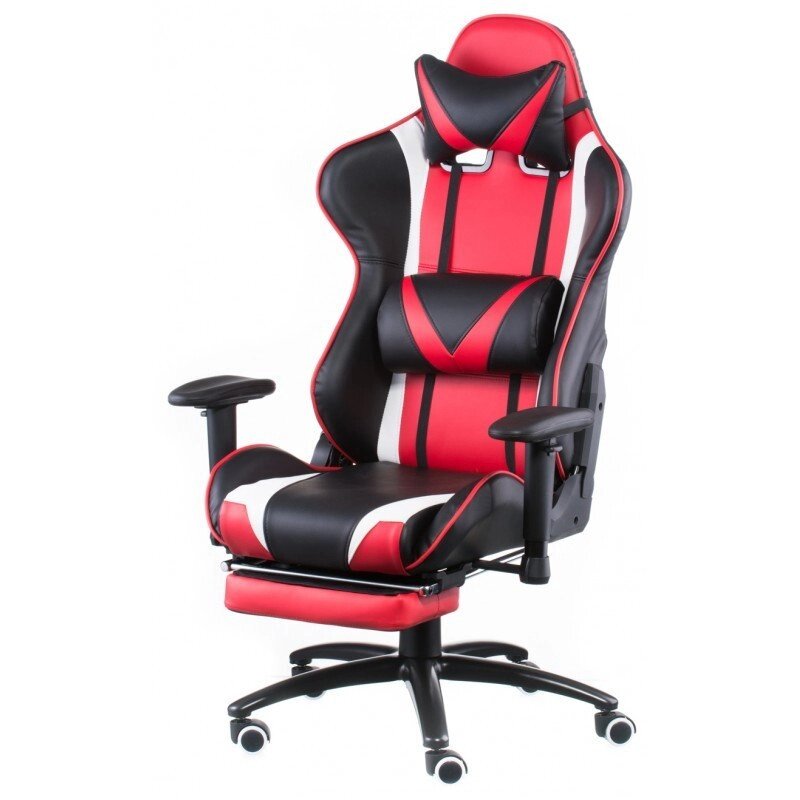 Кресло Special4You ExtremeRace black/red with footrest (E4947) від компанії Medzenet - фото 1